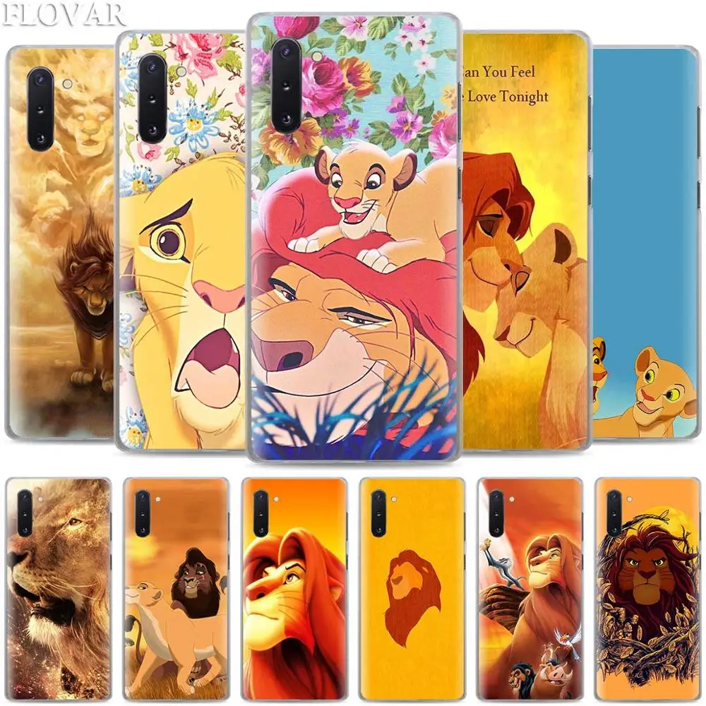 

Lion King Simba Phone Cases for Samsung Galaxy Note 10 S10 Plus 5G S10e A30 A40 A50 A60 A70 M40 Hard Cover Coque