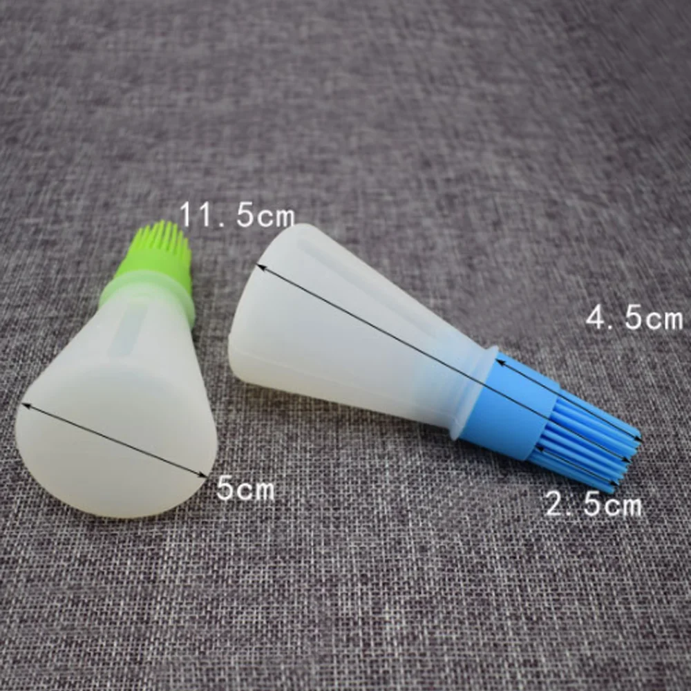 1 Pc Barbecue Brush Silicone Basting Heat Resistance Food Grade BBQ Baking Oil Bottle with Kitchen Cooking Gadgets|Кисточки для