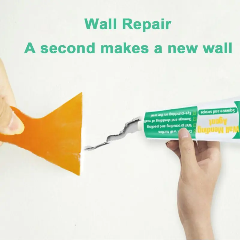 

Universal Wall Mending Ointment Grout Beautiful Sealant Walls Peeling Graffiti Gap Repair Cream Construction Tool (Free spatula)