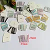 50pcs Mixed Musical Instruments 2 Holes Natural Wooden Buttons Decorative Scrapbooking Sewing Accessories For Craft 4