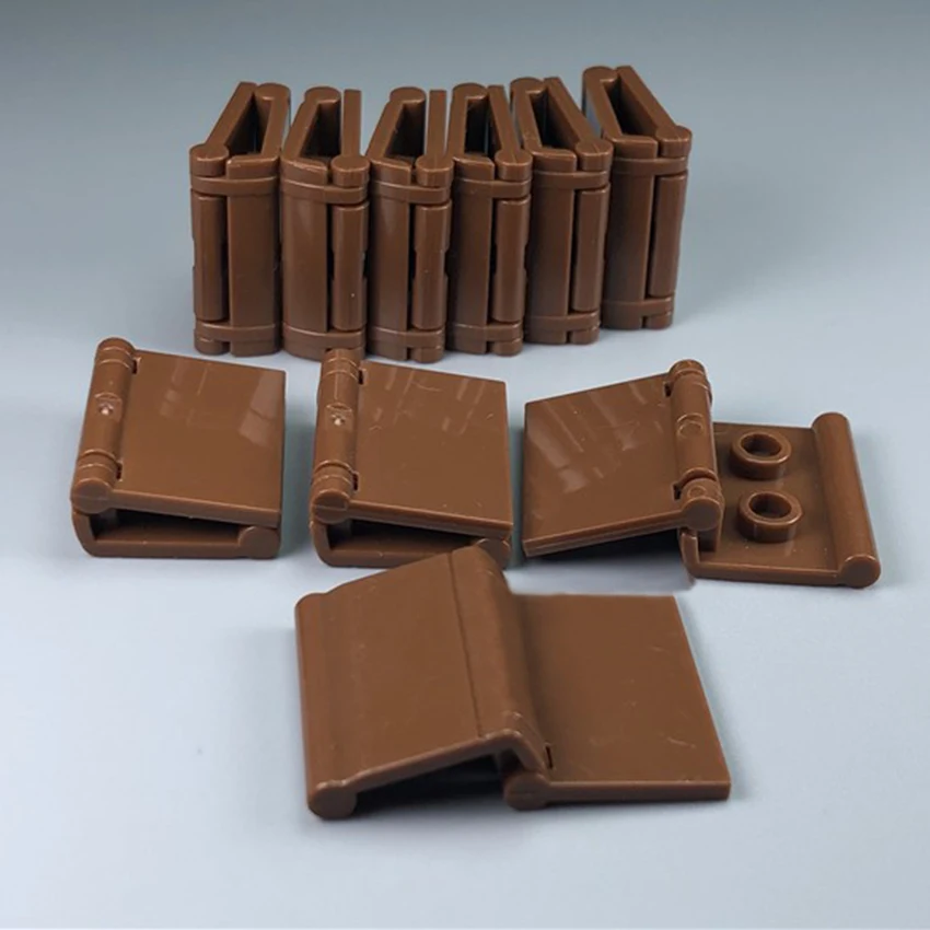 10Pcslot MOC Brown Book Diary Notebook Book Accessories Brick Figures Accessories Building Block Children DIY Scene Toy Gift (2)