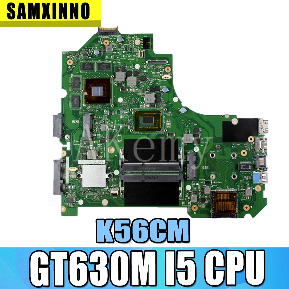 K56CM материнская плата GT630M 2GB I5 cpu для For Asus K56C A56C S56C S550C ноутбука Тест ОК | Компьютеры
