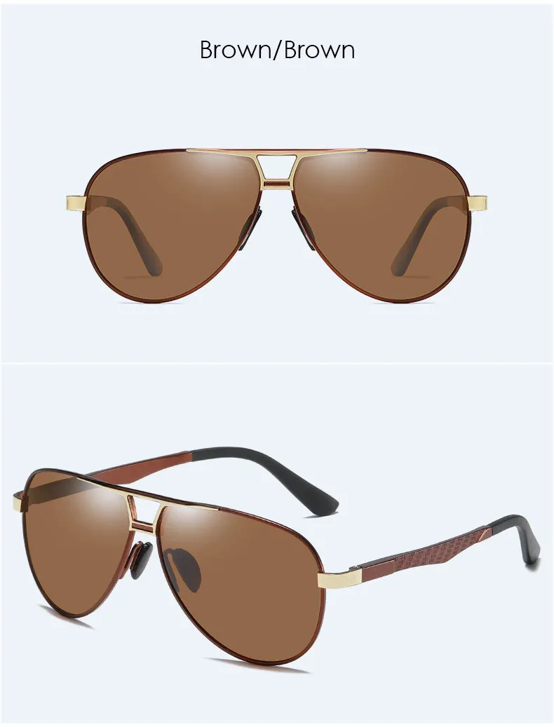 Высококачественные солнцезащитные очки авиаторы мужские поляризованные Роскошные брендовые дизайнерские Oculos De Sol Masculino солнцезащитные очки для мужчин