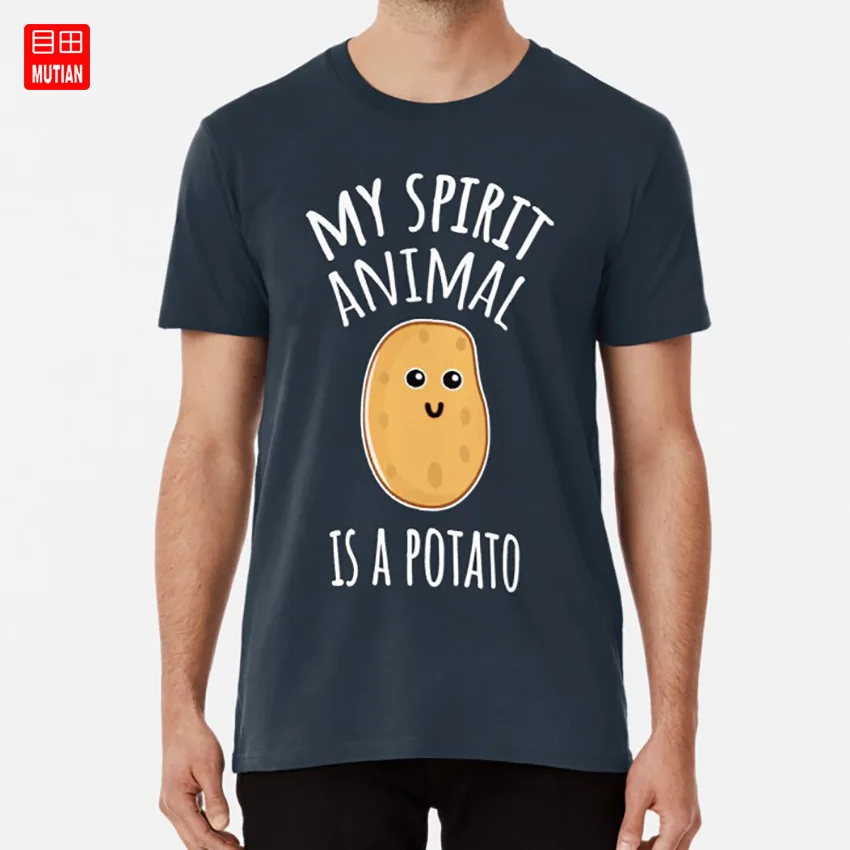 My Spirit Animal Is A Potato футболка картофельный картофель рубашка для картофеля Забавный