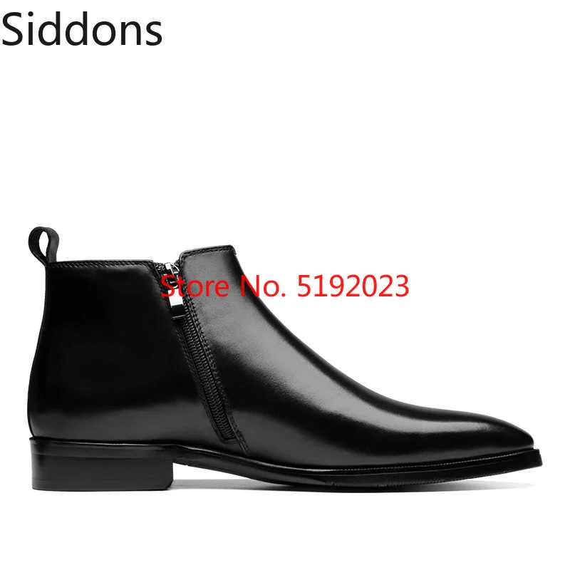Мужские Ботильоны; модные ботинки «Челси»; цвет черный, коричневый; модельные ботинки из натуральной кожи; зимние классические мужские повседневные ботинки в винтажном стиле; D150