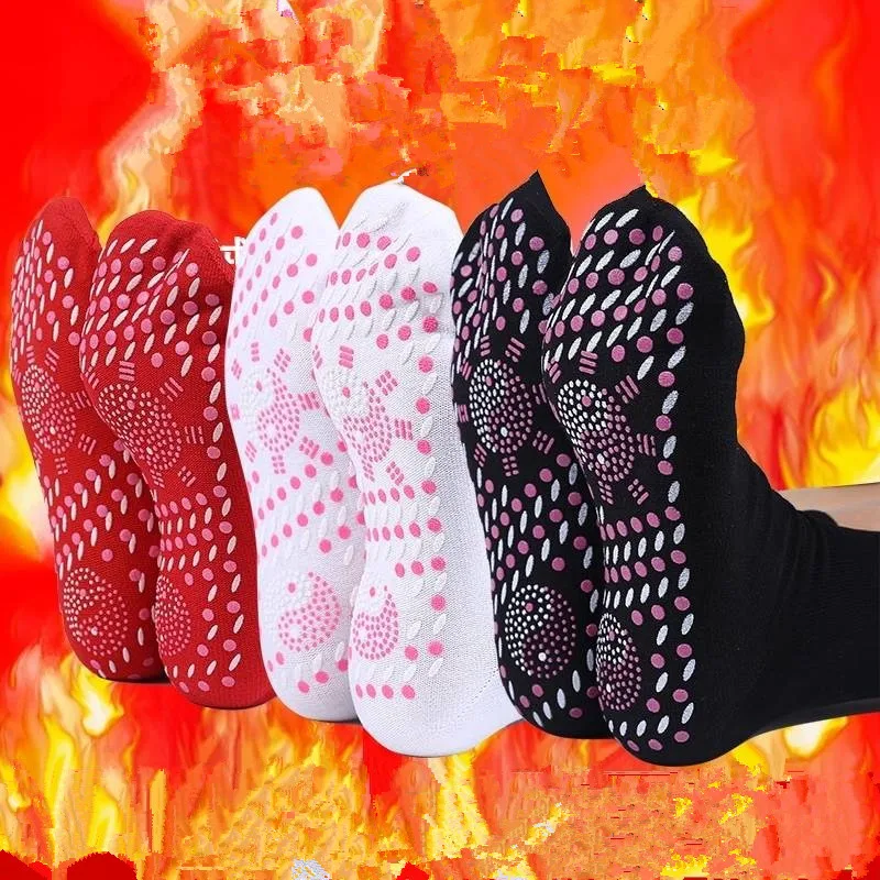 SFIT турмалиновые Самонагревающиеся Носки с подогревом для женщин и мужчин, теплые носки для холодной ноги, комфортные носки с подогревом для здоровья, удобная Магнитная терапия