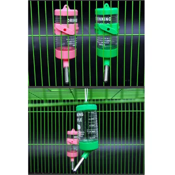 

250ml Hamster Drinker Water Bottle Dispenser Feeder Hanging Pet Hamster Water Bottle Small Pet Drinking Head Pipe Fountain