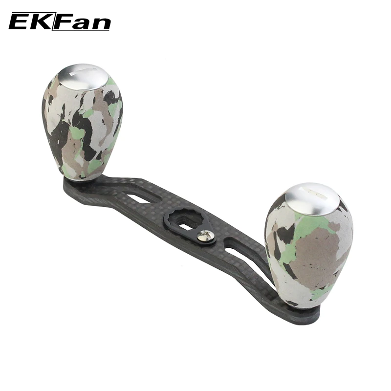 EKFan 105 мм 8*5 углеродное волокно Рыболовная катушка ручка с камуфляжной ручкой EVA