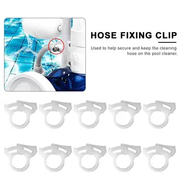 

10PCS Water Pipe Hose Clamp Attach Web Hydration Hydrolink Bladder Drink Tube Clip Molle Webbing Tactical Buckle Outdoor Camp