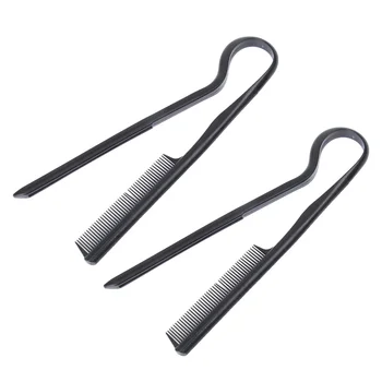 

2Pcs Hair Combs Hair Straighter Straight Hair Shaper Hairdressing Tools for Home Women Hairdressing Salon
