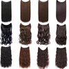 XUANGUANG 24 Inches Invisible Wire No Clips In Halo Hair Extension Long Curly Secret Wire Fish Line Hair Pieces Brown Black ► Photo 3/6