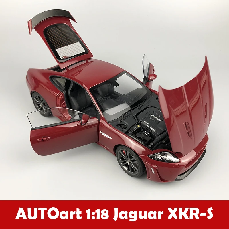 Модель автомобиля Autoart 1/18 Jaguar Xkr s модель машины под давлением во французском