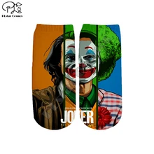 PLstar Cosmos/дропшиппинг, Джокер Хоакин Феникс, новые модные короткие носки до щиколотки на лето/осень для женщин/мужчин/мальчиков/девочек с принтом 3 S-4