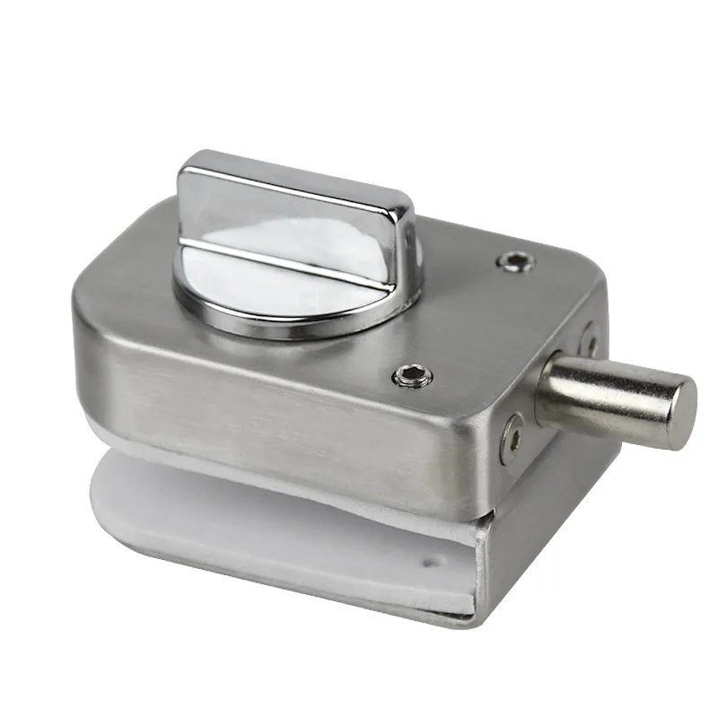 

Glass Parking Lock Siebe Letter Glass Door Floor Outlet Fixed Glass Door Lock Simple Gate Two-door Practical Strong Anti-Theft