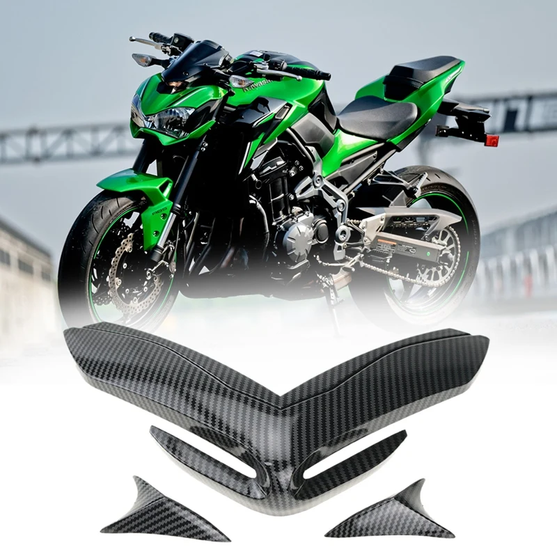 Motorcycle Front Fairing Aerodynamic Wing Cover for Kawasaki Z900 Z 900 2017-2020 | Автомобили и мотоциклы