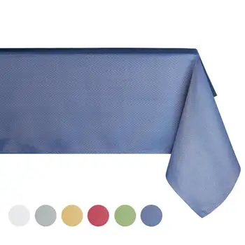 

Eforcurtain Christmas Holidays Rectangle Tablecloth Spillproof Wrinkle Resistant Polyester Herringbone Table Cover Home Banquet