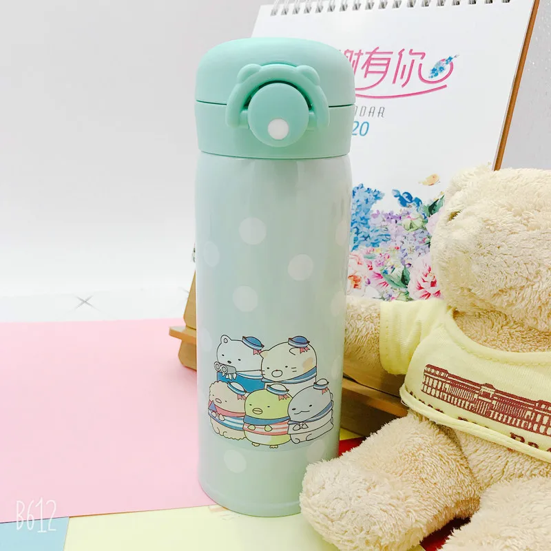 320 мл Sumikko Gurashi уголок био фигурка из нержавеющей стали портативный термос чашка