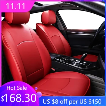 

CAR TRAVEL Custom real leather car seat cover For Mazda 3 6 2 C5 CX-5 CX7 323 626 M2 M3 M6 Axela Familia car accessories styling