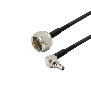 

3/6/9M F Type Male Plug to CRC9 Male Right Angle RF Pigtail Wire Crimp RG174 Pigtail Cable CRC9-F Type Plug for HUAWEI Mode