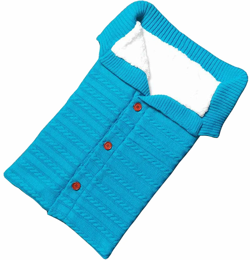 Одеяло для новорожденных; мягкий спальный мешок; хлопковая муфта для ног; вязаный конверт для младенцев; теплая накидка; спальные мешки для коляски; пеленание