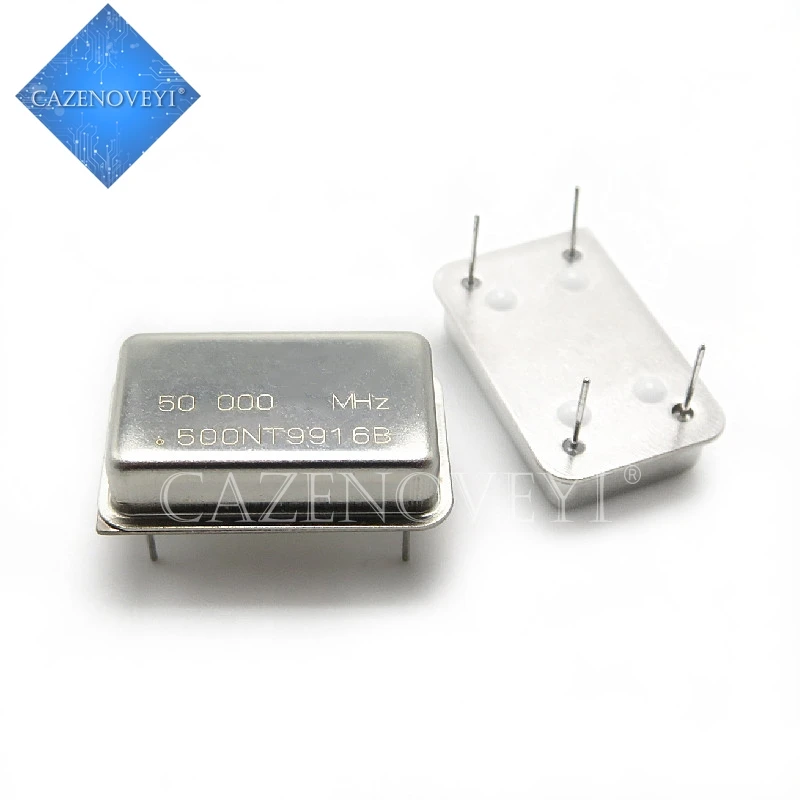 5pcs/lot Rectangular active crystal oscillator 50M 50MHZ 50.000MHZ 10M 10MHZ 10.000MHZ DIP-4 In Stock afbeelding
