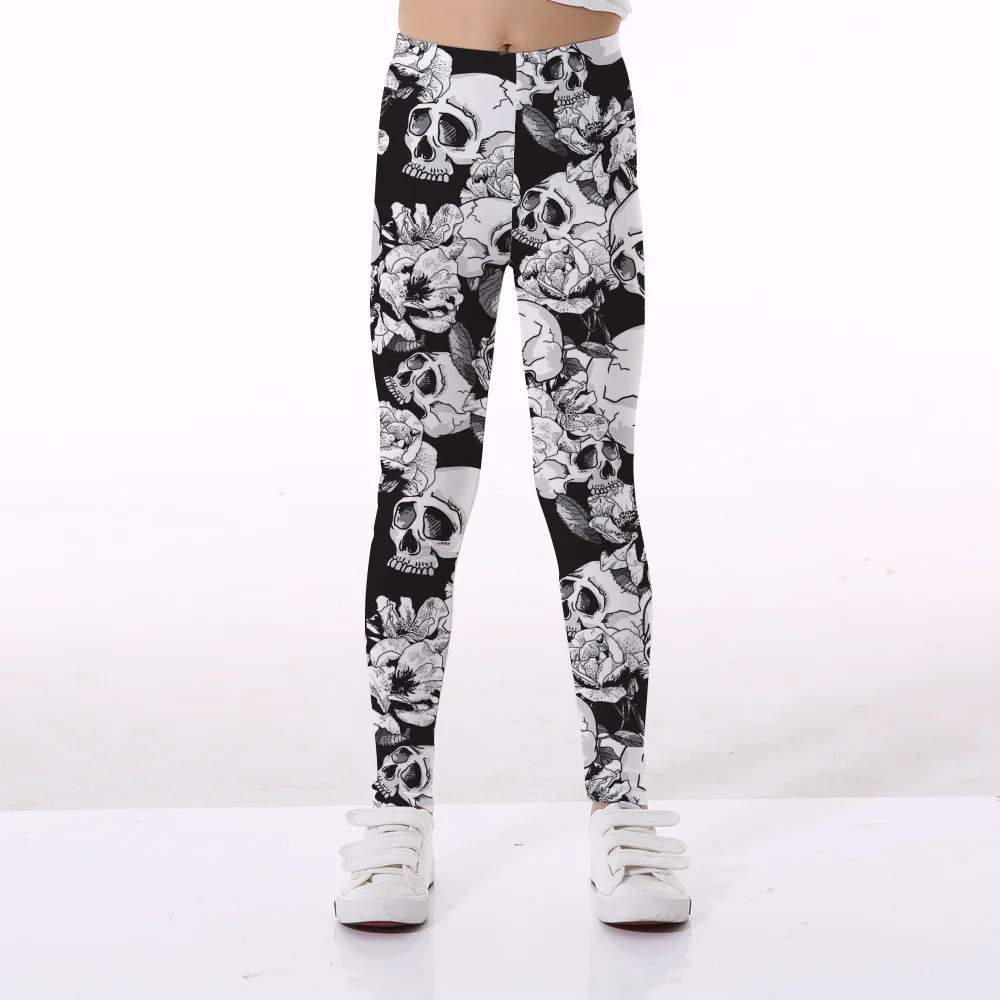 Girls skull leggings Clearance