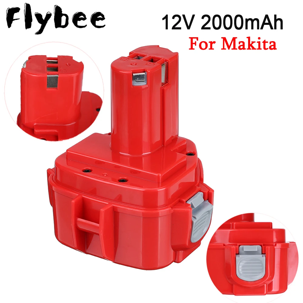 

Сменный аккумулятор для Makita 12 в 2000 мА · ч, Ni CD, перезаряжаемые Аккумуляторы для электроинструментов, Bateria PA12 1220 1222 1235 1233S 6271D