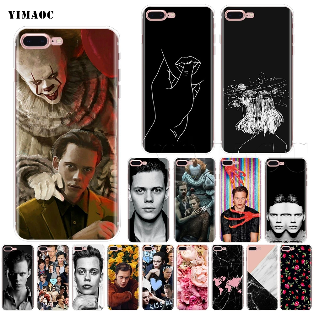 Мягкий силиконовый чехол YIMAOC Bill Skarsgard для iPhone 11 Pro XS Max XR X 8 7 6 6S Plus 5 5s se | Мобильные
