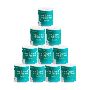 

4 rolls native wood pulp roll paper 4layers of soft texture replacement paper towels toilet paper table kitchen paper
