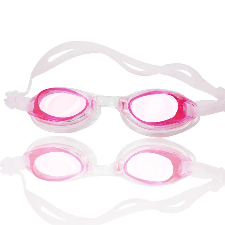 

Adult Goggles High-definition Waterproof Anti-fog Plain Glass Swimming Goggles PVC Material One-piece Swimming Goggles