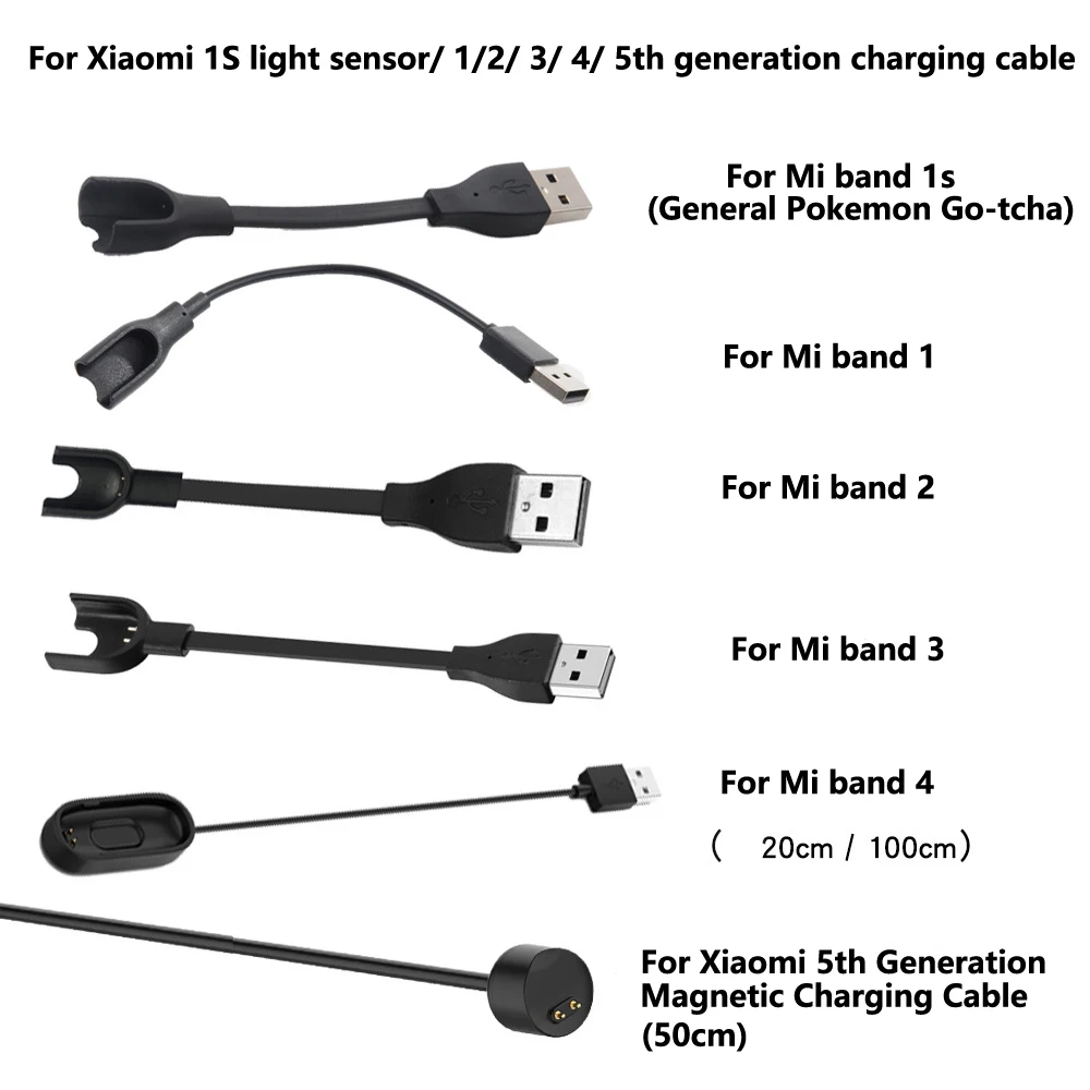 Usb Charger Cable Xiaomi Mi Band 3 | Cable Xiaomi Mi Smart Band 4 Charging  - Xiaomi 1 - Aliexpress