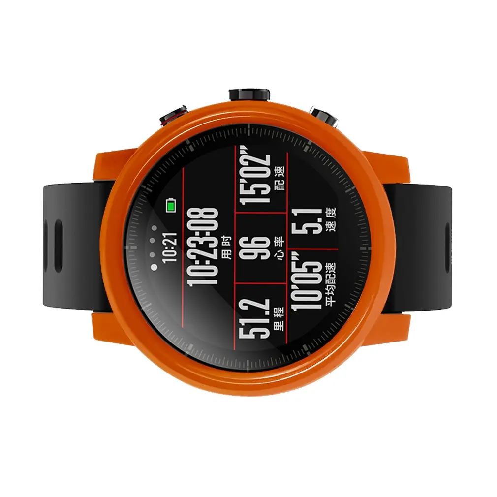Защитная оболочка экрана Amazfit 2/2S Stratos полная Рамка PC защитный чехол для amazfit 2 часы Stratos