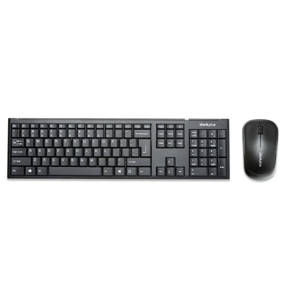 

Thinkpad Thinkplus Wireless Mouse And Keyboard Set Keyboard And Mouse Computer Business Office Ultra-Thin Usb Interface Ec200