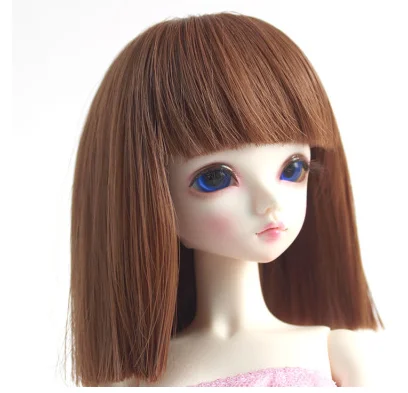 12 1/3 1/4 1/6 BJD/SD кукольный парик Золотой Двойной конский хвост длинные вьющиеся кукольные волосы кукольные аксессуары DIY стиль волос кукольные волосы парик - Цвет: 12