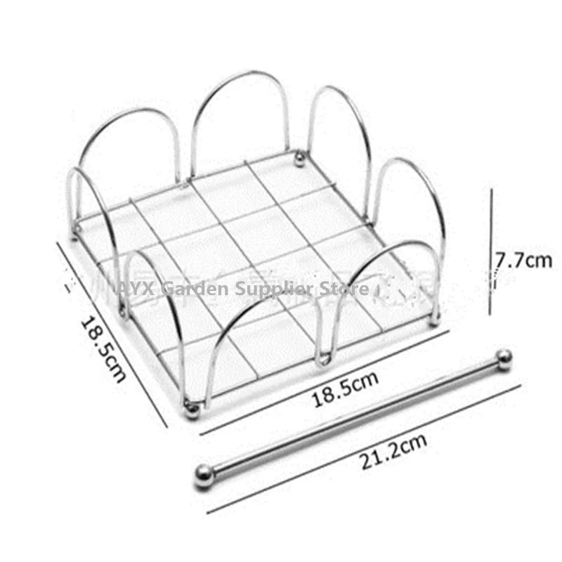 Napkin Paper Holder Iron Box Tissue Paper Holder Table Desktop Serviette Dispenser Sheet Paper Case Hotel Kitchen  Restaurant 3