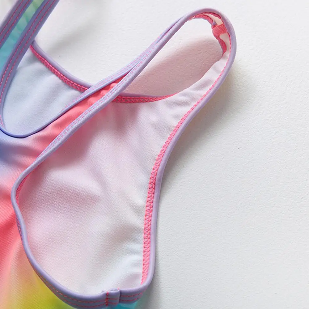 Высококачественный слитный купальник для маленьких девочек 8 16 лет детский