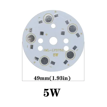

5PCS LED Aluminum Base for 1W 3W 5W 7W 9W 12W 15W 18W 20W 24W 45W Aluminum Plate LED PCB Board Substrate LED Board KIT Heatsink