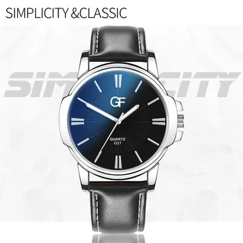 

Men's Wristwatch Quartz Watch PU Leather Band Waterproof Round Dial Wristwatch Gifts LL@17
