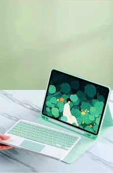 

touchpad Keyboard Case for iPad Pro 11 2020 Air 3 10.5 Pro 10.5 7th 10.2 9.7 2018 Cover Pencil holder funda touchpad Keyboard