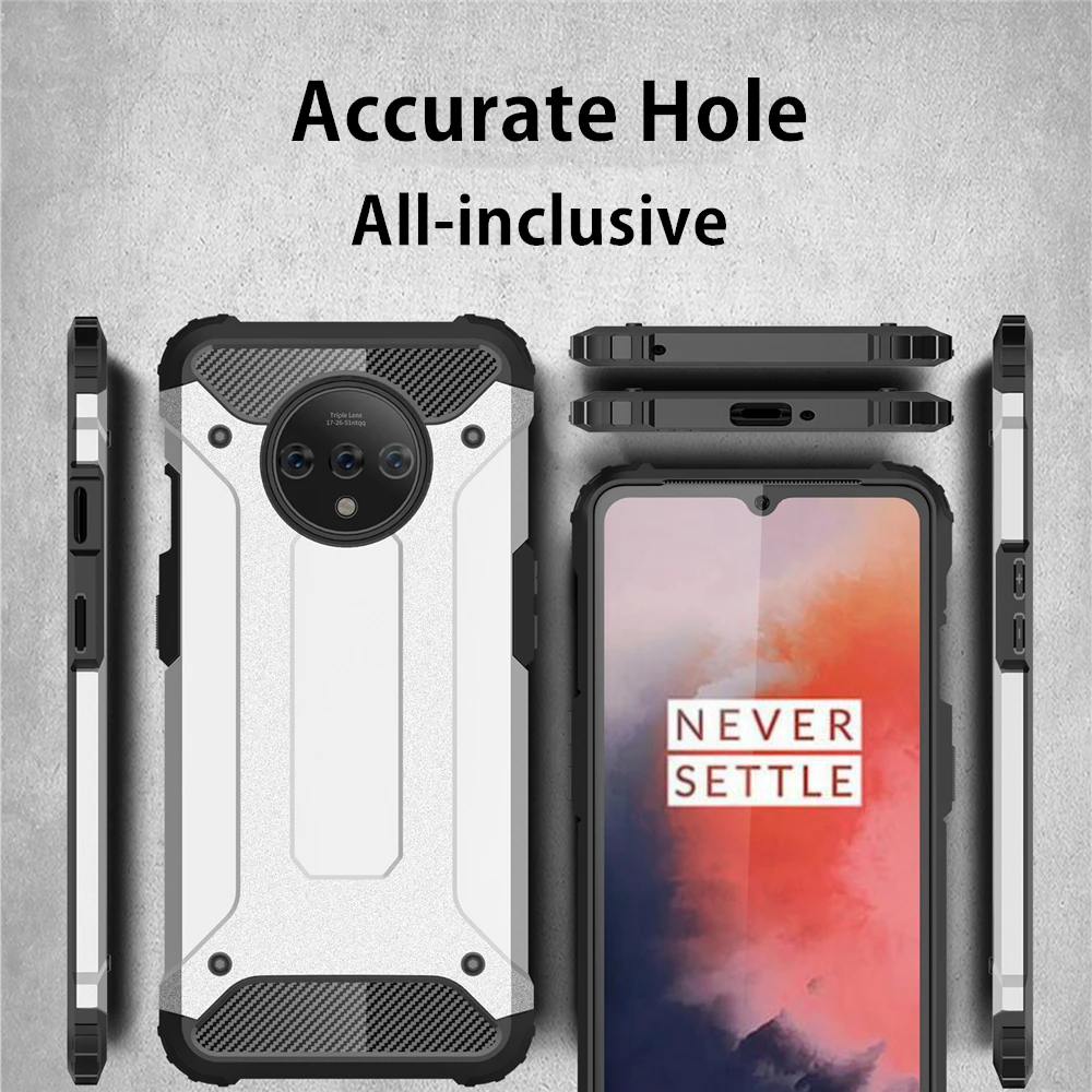 Усиленный прочный чехол на OnePlus 8 7 7T Pro 6 6T 5 5T Прочный двухслойный ударопрочный