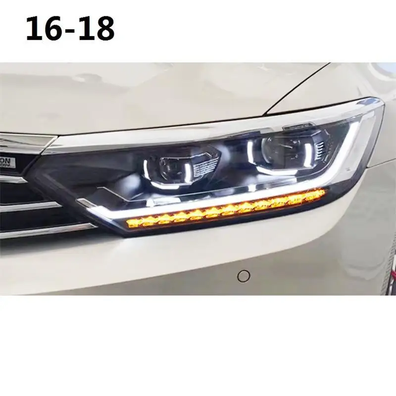 Автозапчасти Luces Led Para авто Drl аксессуары автомобильные лампы фары автомобильные фары в сборе 17 18 для Volkswagen Magotan