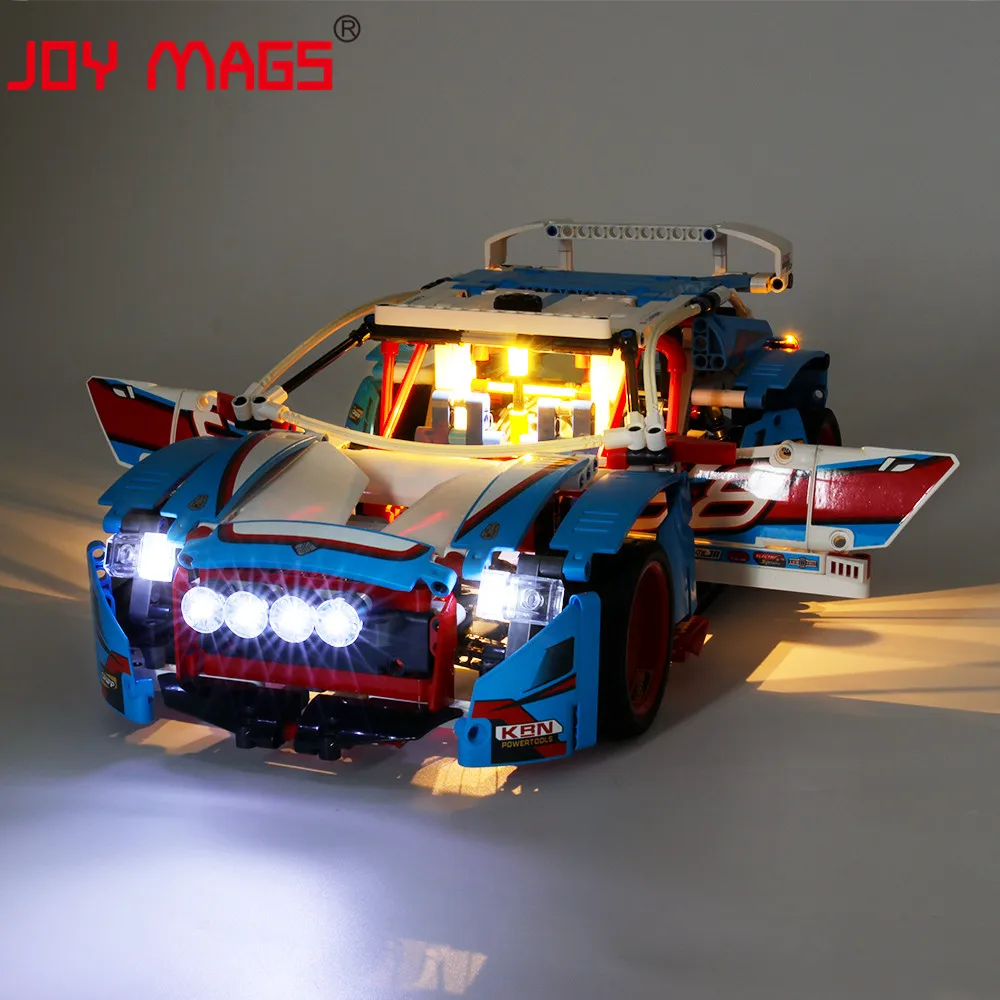 

JOY MAGS Only Led Light Kit For Technic Series Rally Car Lighting Set Compatible With 42077 (NOT Include Model)