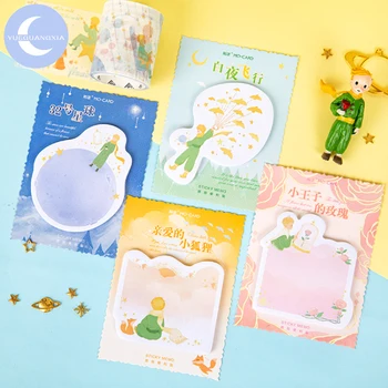 

YueGuangXia Dream Boy To Do Check List Sticky Memo Paper Pads Notepad Diary Writing Note Down Office Supplies 30pc/lot 4 Design