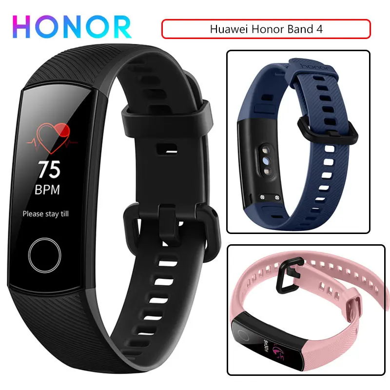 

HONOR Band 4 Wristband Fitness Bracelet Tracker Sports Band Real-time Activity Tracker Smart Wearable Devices ( Standard