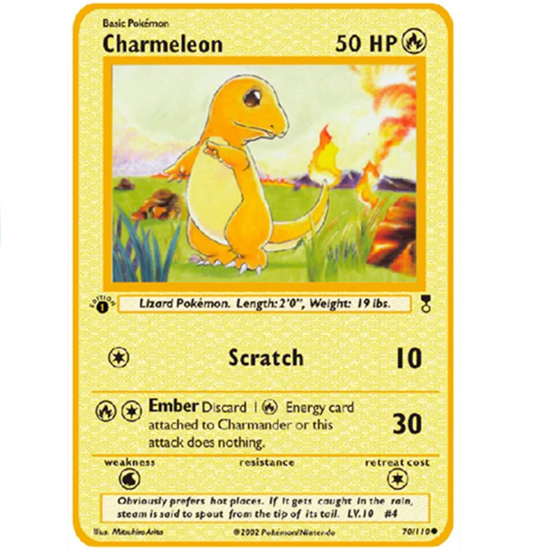 Pokemon Jogo Cartao Anime Charizard Golden Card Pokemon Cartao De Metal Ouro Pikachu Conjunto Figura Modelo Crianca Presente