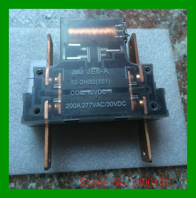 

JE6-A 12-2HB2[555] 12VDC 200A 277VAC/30VDC