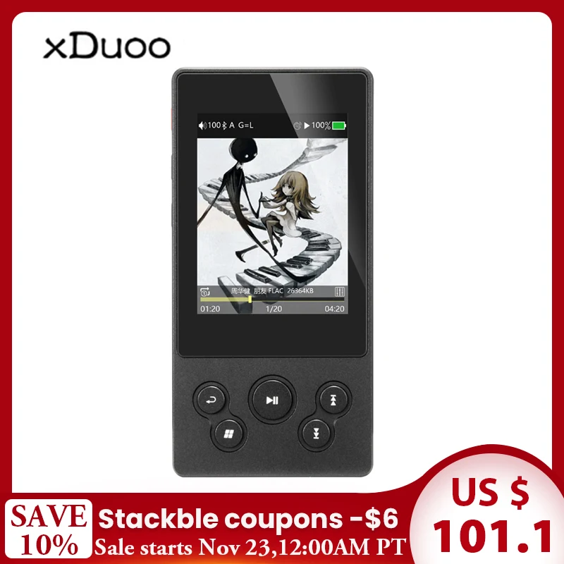 XDUOO X3II AK4490 DSD128 USB DAC Bluetooth