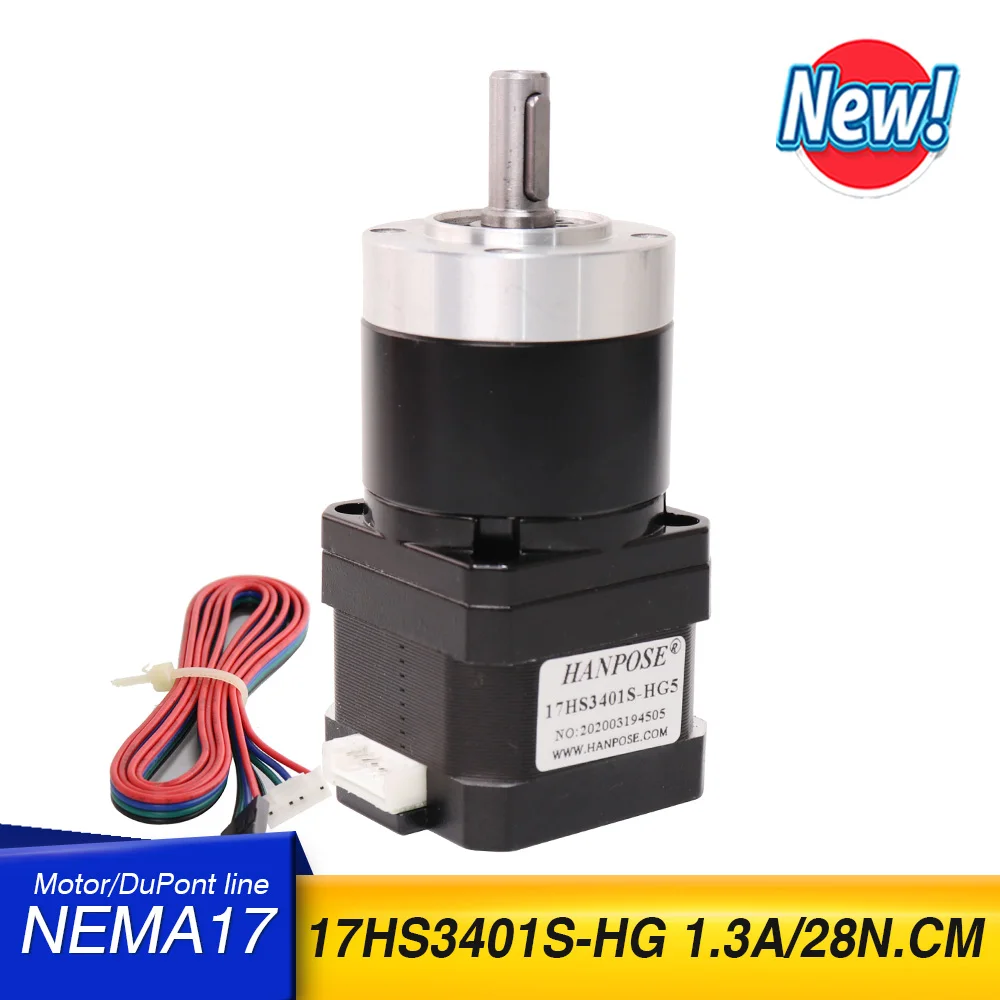 17HS3401S-HG двигатель с замкнутым контуром 1.3A 28n. См 34 мм коэффициент планетарной