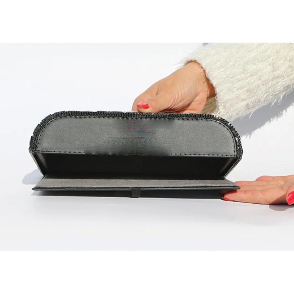 Bling Tissue Box Обложка держатель для салфеток с кристаллами для дома автомобиля черный бриллиант