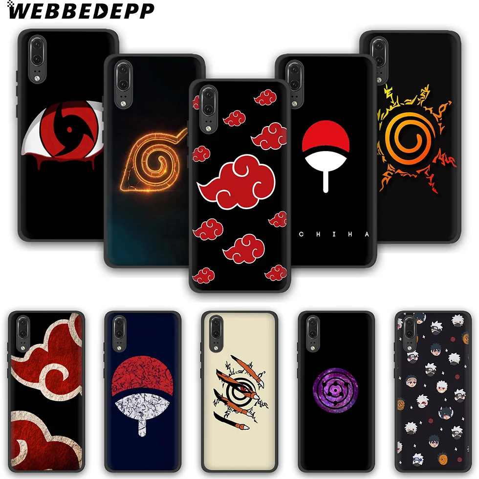 WEBBEDEPP Наруто Логотип Модный мягкий чехол для телефона Huawei P10 P20 P30 Lite Pro Y6 Y7 Prime 2018 Y9